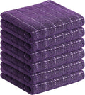 Homaxy 100% Cotton Terry Kitchen Towels, Checkered Designed, Soft and Super by Homaxy