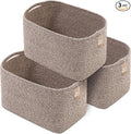 CHAT BLANC Cotton Rope Baskets for Organizing | Storage Baskets for Shelves | by CHATBLANC