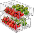 Sorbus Small Clear Storage Drawers – Acrylic Stackable Storage Bins by Sorbus