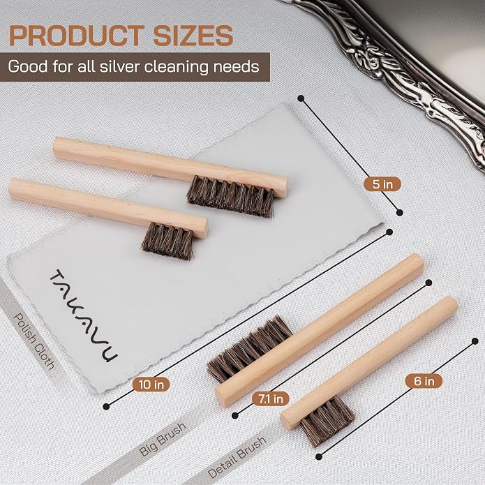 TAKAVU Horsehair Detail Brush Set - Image 3