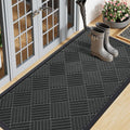 Smiry Front Door Mat Outside Entrance, Heavy Duty Outdoor Indoor Natural Rubber by Smiry