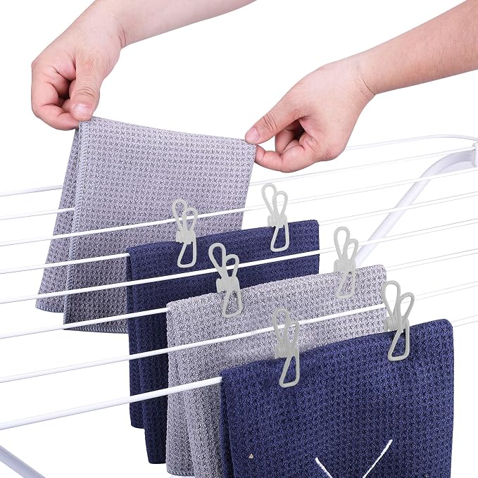 30 Pack White Chip Bag Clips for Food - Image 5