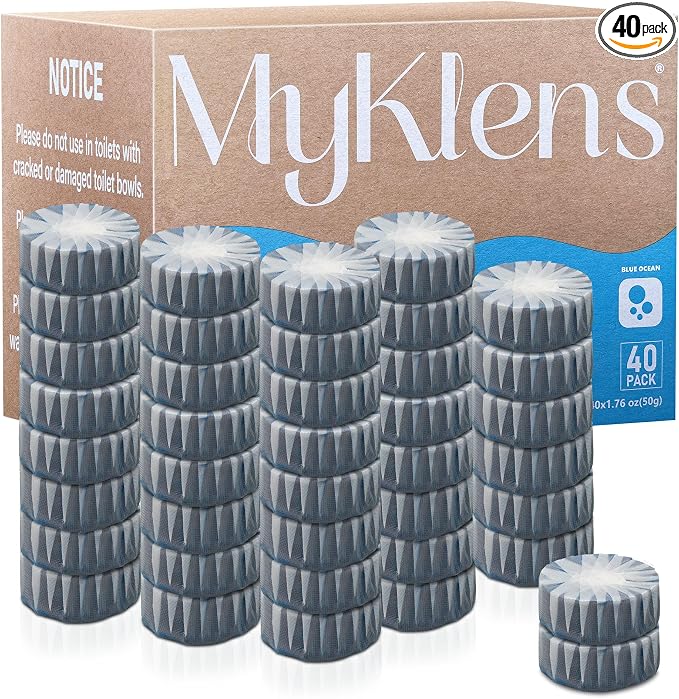 Toilet Bowl Cleaner Tablets, Automatic Toilet Tank Cleaner by MyKlensLife
