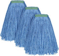 Matthew Cleaning 16oz 3Pack Cotton Floor Mop, Cotton Looped-Open String Heavy by MATTHEWCLEANINGPRODUCTS
