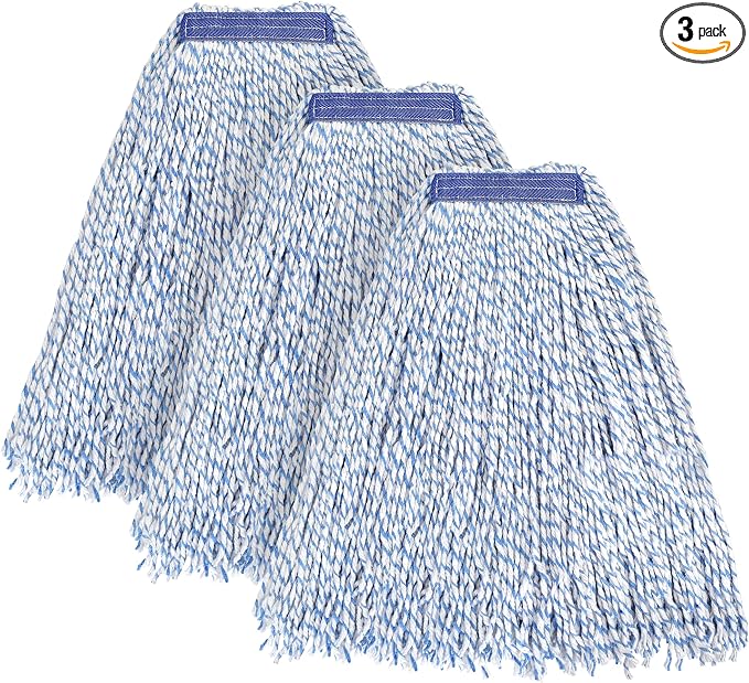 MATTHEW CLEANING Looped-Open Cotton Wet Mop 1.25'' Universal Headband Heavy by MATTHEWCLEANINGPRODUCTS