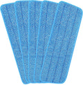 16.5 inch Reusable Mop Pads Microfiber Spray Mop Replacement Heads by H-Gamely