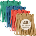 kitchentoolz 48 Pack Mover Bands – Extra Large Rubber Bands by KITCHENTOOLZ