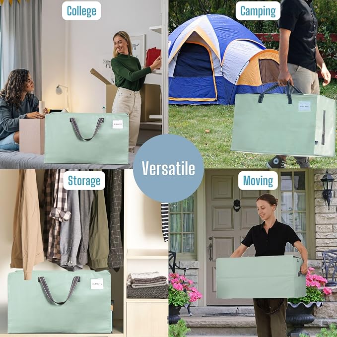 VENO 10 Pack Moving and Storage Bags, Heavy Duty, Alternative to Moving Boxes - Image 7