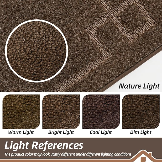 BEQHAUSE Door Mat 20" x 32", Non-Slip Door Mats Indoor Entryway Rugs Washable - Image 8