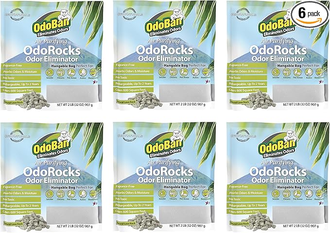 OdoBan Air Purifying OdoRocks Natural Odor Eliminator Made from Natural by OdoBan