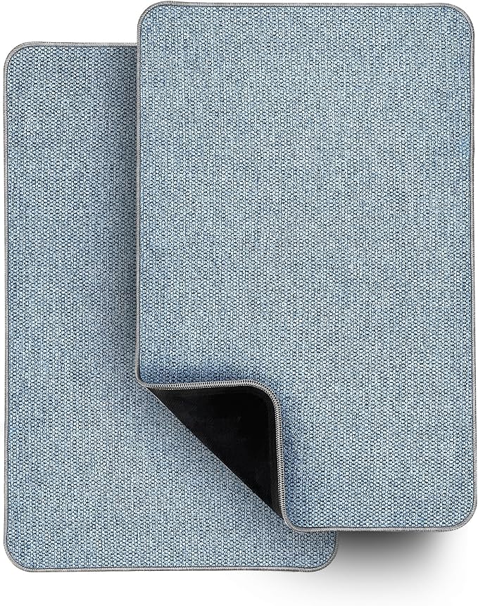 Bath Mat, Ultra Thin Bathroom Rugs, Rubber Bath Mats by BosapDirect