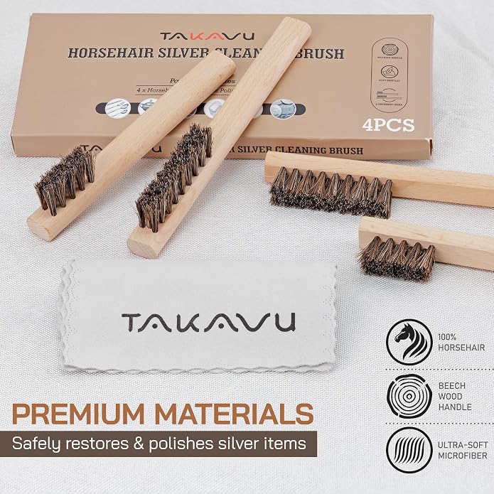 TAKAVU Horsehair Detail Brush Set - Image 2