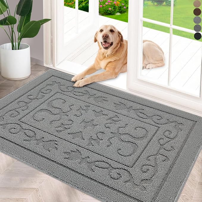 FONEYI Indoor Door Mat 32" x 40", Dirt Trapper Door Mats Non-Slip Entryway Rugs by FONEYI