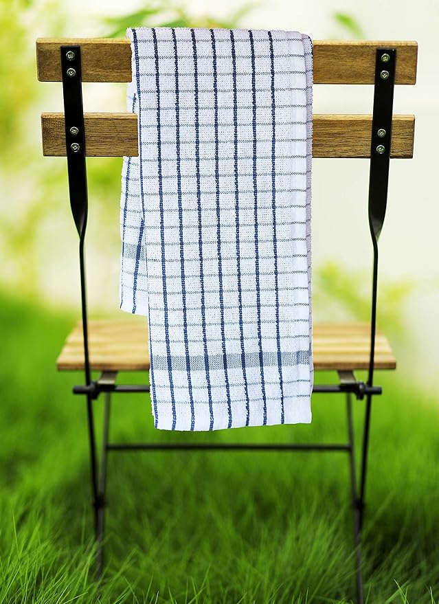 AMOUR INFINI Terry Dish Towels Pack of 4 Highly Absorbent Quick Dry Super Soft - Image 3