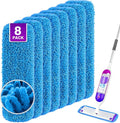 Reusable Mop Pads for Swiffer PowerMop, 8 Pack Microfiber Mop Pad Refill by Unimade