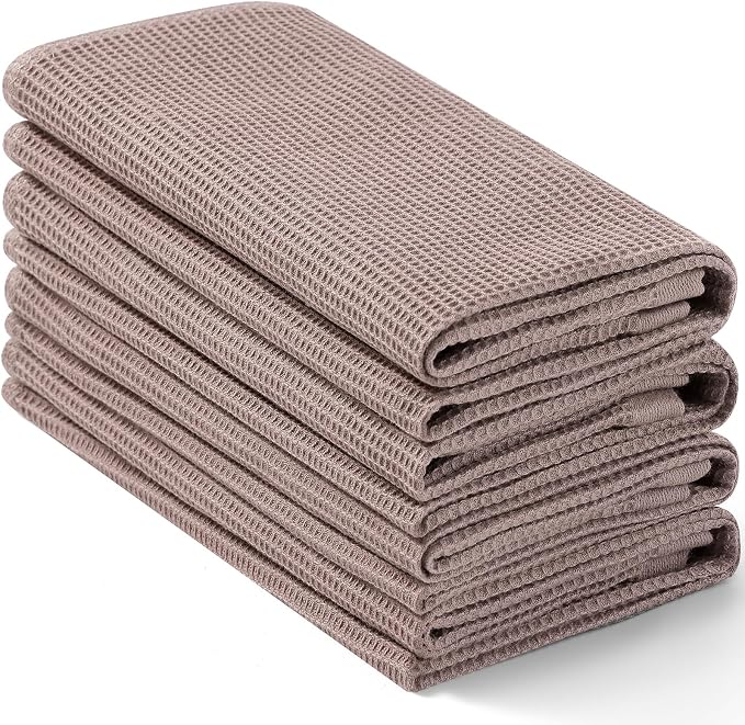 Homaxy 100% Cotton Waffle Weave Kitchen Towels by Homaxy
