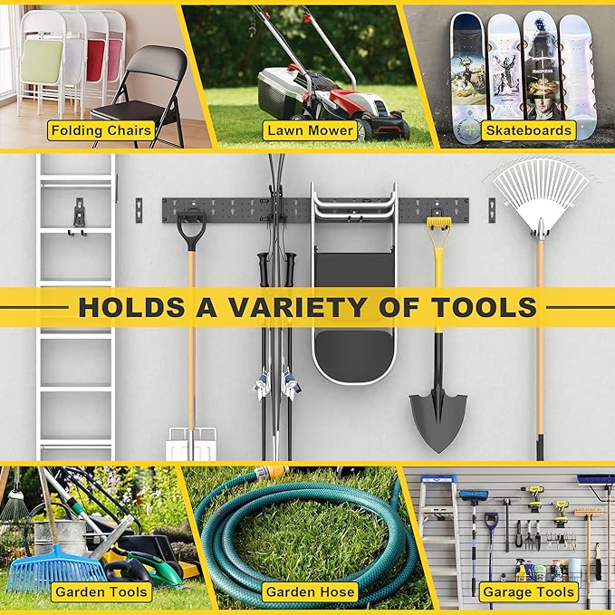 Ultrawall Garage Storage Organization, Versatile Storage Hooks Garden Tool - Image 6