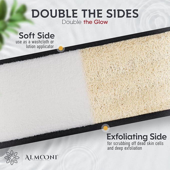 Sturdy Natural Loofah Back Scrubber - Image 7