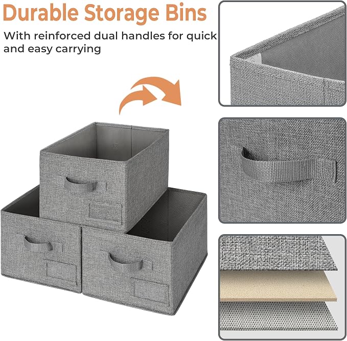 GRANNY SAYS Storage Bins for Shelves, Closet Bins - Image 4