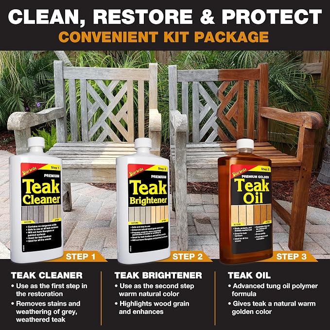 STAR BRITE Teak Care 3 Step Kit - Image 7