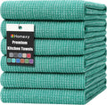 Homaxy Premium Kitchen Towels, Large Cotton Kitchen Hand Towels, Flat and Terry by Homaxy