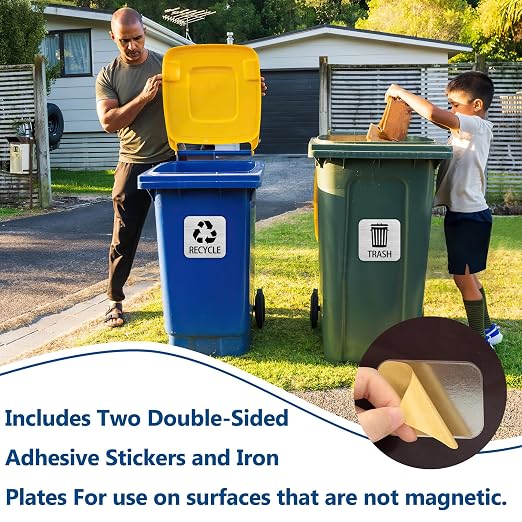 Recycle and Trash Magnets Sticker - Image 7