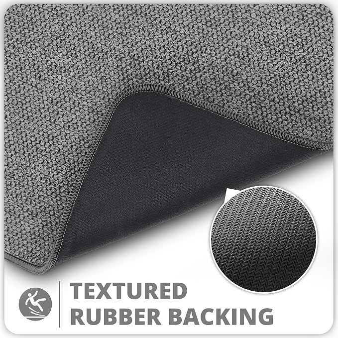 Bath Mat, Ultra Thin Bathroom Rugs, Rubber Bath Mats - Image 4