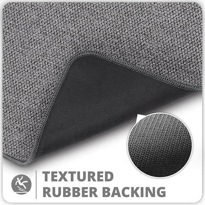 Bath Mat, Ultra Thin Bathroom Runner Rugs, Large Bath Mats - Image 4
