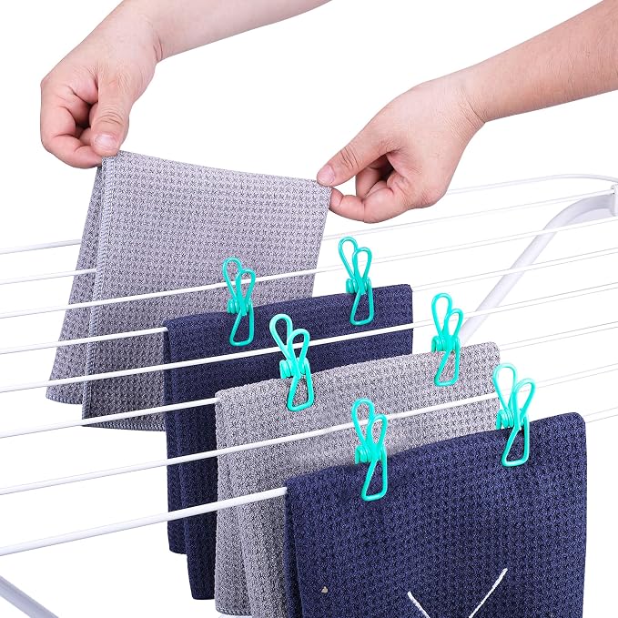 30 Pack Blue Chip Bag Clips for Food - Image 6