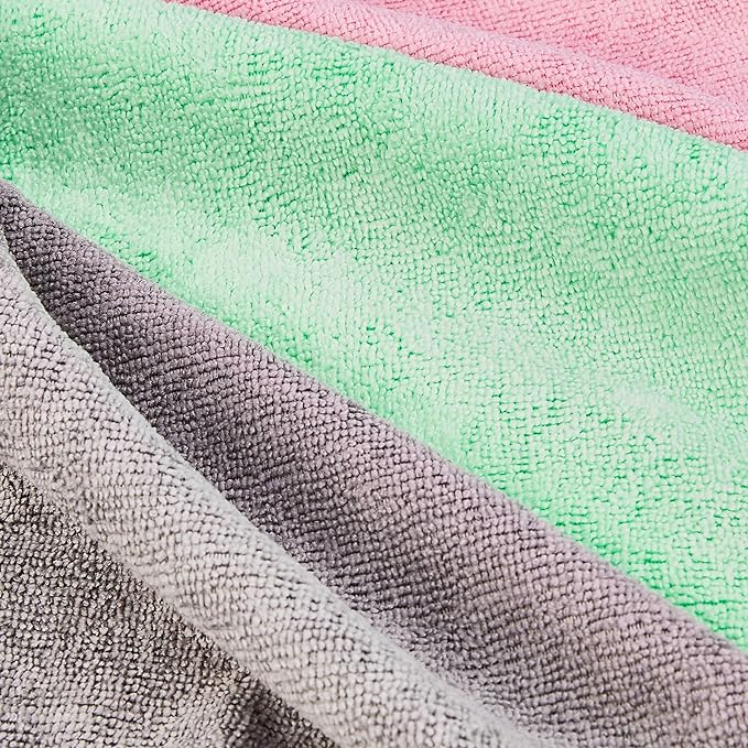 Amazon Basics Microfiber Cleaning Cloths, Ultra Soft and Absorbent, Free from - Image 3