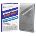 KING MOUNTAIN Grey Window Screen Repair Tape, 3inX10FT Heavy Duty Screen Repair by ForABetterHomeLife