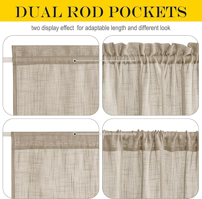 NICETOWN French Door Curtain Panel - Image 2