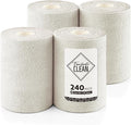 Fantasticlean Microfiber Cleaning Cloth Roll 4 Rolls 240 Pack, Tear Away by Fantasticlean