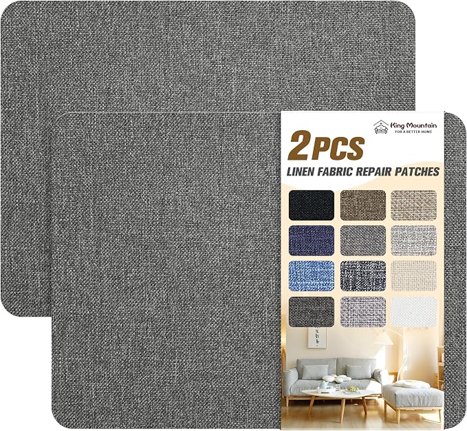 Fine Linen Repair Patches, Self-Adhesive Fabric Patches, 8X11 Inch 2 PCS by ForABetterHomeLife