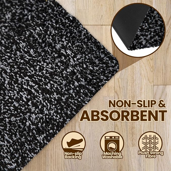 Premium Microfiber Indoor Door Mat – 24"x36" Washable Entry Mat, Waterproof - Image 5