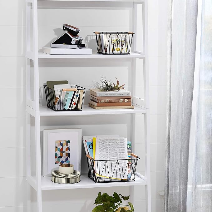 Amazon Basics Rectangular Wire Storage Baskets - Image 6