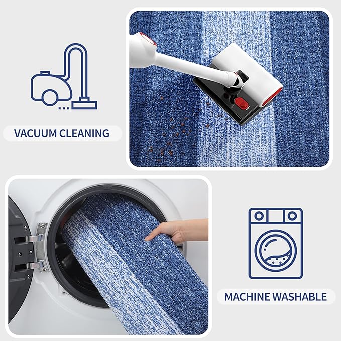 Kitinjoy Indoor Outdoor Door Mat, 32x20 Non-Slip Absorbent Dirt Trapper - Image 5