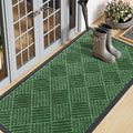 Smiry Front Door Mat Outside Entrance, Heavy Duty Outdoor Indoor Natural Rubber by Smiry