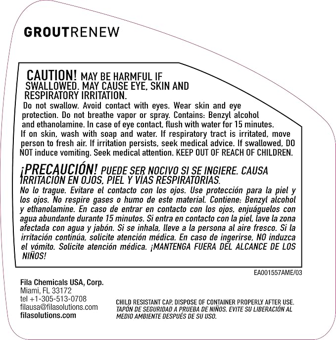 FILA Filagrout Net 24 OZ, Grout Cleaner - Image 3