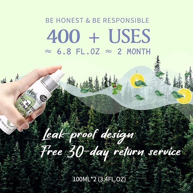 Clean-n-Fresh Toilet Spray, Poop Spray Eucalyptus Scent, 100% Natural Plant - Image 4