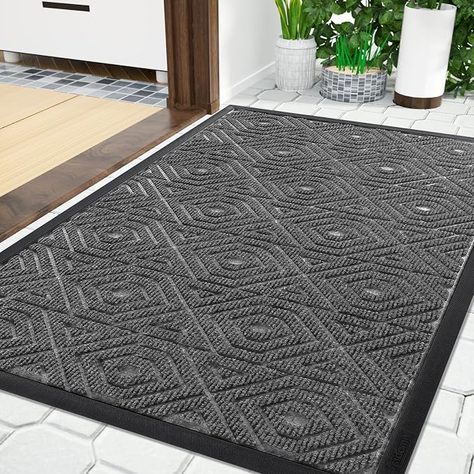 Yimobra Door Mat, Outdoor Indoor Entrance Welcome Mat, Heavy Entry Front Door - Image 8