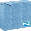 HOMEXCEL Blue Microfiber Cleaning Cloth 150 Pack, 12.5 x 12.5 inch Microfiber by HOMEXCEL