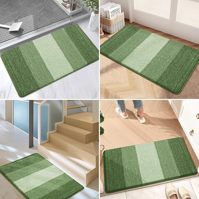Kitinjoy Indoor Outdoor Door Mat, 59x36 Non-Slip Absorbent Dirt Trapper - Image 6