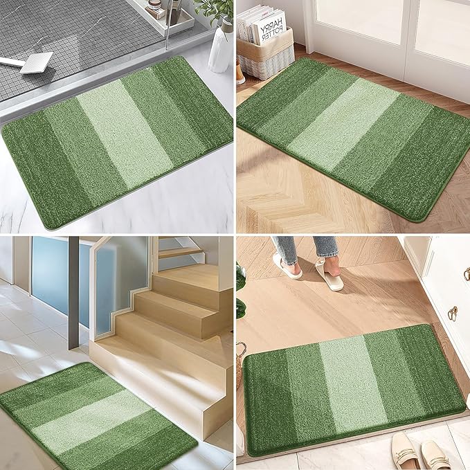Kitinjoy Indoor Outdoor Door Mat, 36x24 Non-Slip Absorbent Dirt Trapper - Image 6