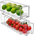 Sorbus Small Clear Storage Drawers – Stackable Organizer Bins by Sorbus