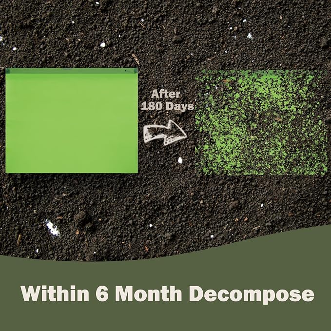Compost Bags 5 Gallon with Drawstring Tear Off 20 Liter Extra Thick 0.78 Mils - Image 3