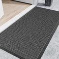 Indoor Outdoor Front Door Mats, Garage Entrance, Stain and Fade Resistant by Futurwit