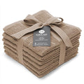 100% Cotton Terry Dish Cloth & Dish Towel, 6 Pack, Super Soft and Absorbent by Ecotribe