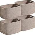 Small Storage Baskets for Organizing Shelves, Cotton Rope Basket for Storage by Unknown