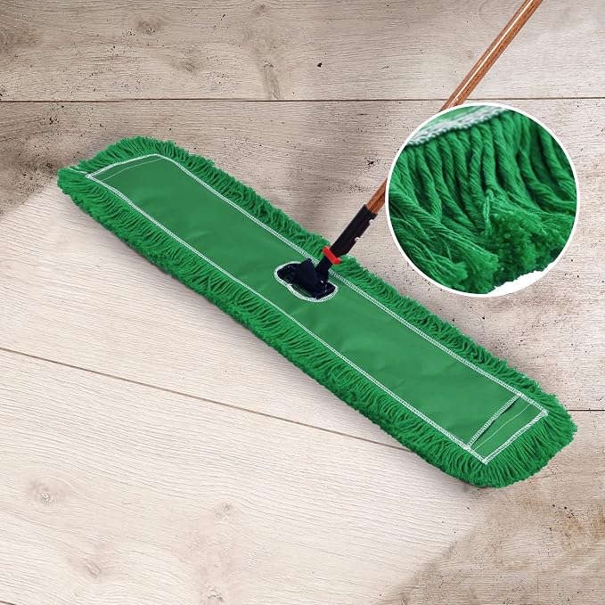 Matthew Cleaning 36'' Industrial Strength Cotton Dust Mop Refill Washable - Image 7